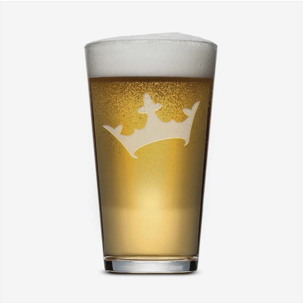 DraftKings Crown 16oz Pint Glass
